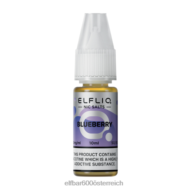 ELFBAR Elfliq Blaubeer-Nic-Salze – 10 ml – 10 mg/ml 2L2T215 - ELF BAR 5000 zuge sorten