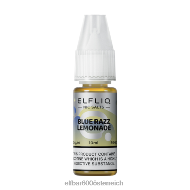 ELFBAR Elfliq Blue Razz Lemonade Nic Salts – 10 ml – 10 mg/ml 2L2T217 - ELF BAR 5000 zuge