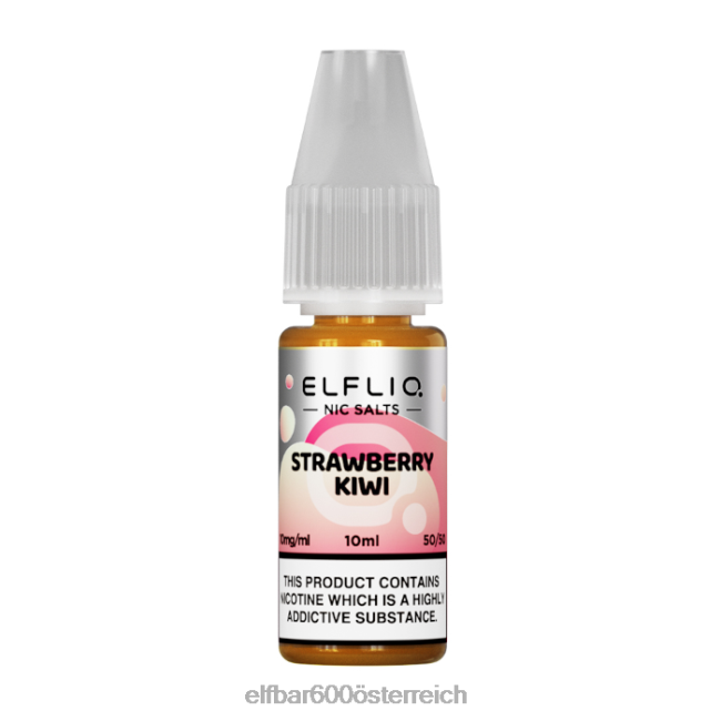 ELFBAR Elfliq Nic Salts – Erdbeer-Kiwi – 10 ml – 20 mg/ml 2L2T181 - ELF BAR 5000 zuge