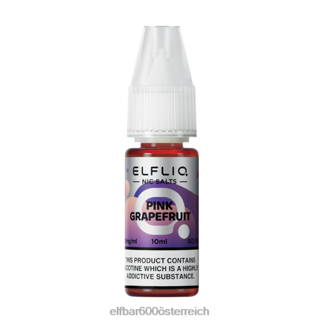 ELFBAR Elfliq Pink Grapefruit-Nic-Salze – 10 ml – 20 mg/ml 2L2T203 - ELF BAR 5000 zuge sorten