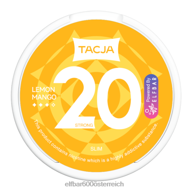 ELFBAR Tacja Nikotinbeutel – Zitronen-Mango – 1 Stück – 20 mg/g 2L2T224 - ELF BAR 5000 preis