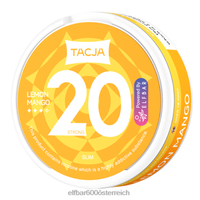 ELFBAR Tacja Nikotinbeutel – Zitronen-Mango – 1 Stück – 20 mg/g 2L2T224 - ELF BAR 5000 preis