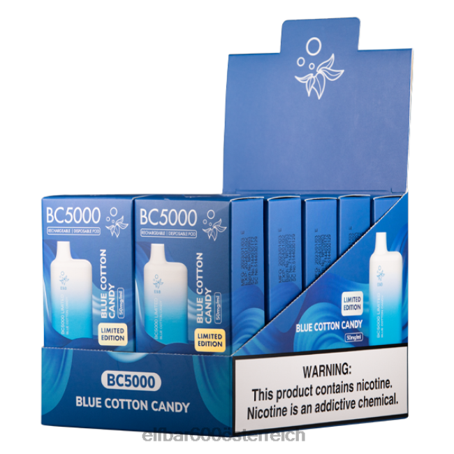ELFBAR Blaue Zuckerwatte BC5000 für Verbraucher – 50 mg – einzeln 2L2T283 - ELF BAR 1500 preis