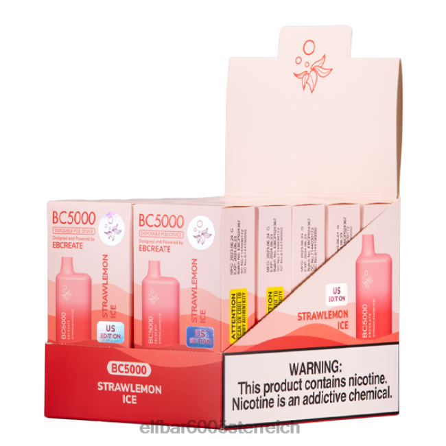ELFBAR Erdbeereis BC5000 für Endverbraucher – 40 mg – einzeln 2L2T284 - ELF BAR 5000 preis