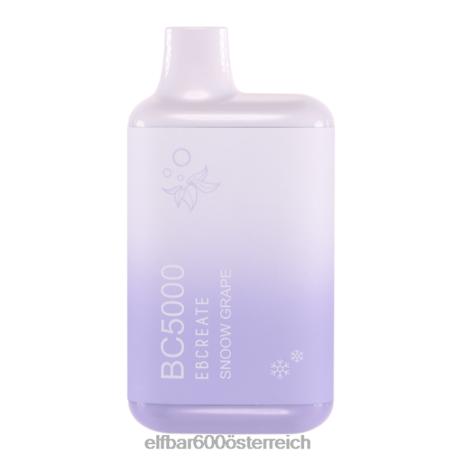 ELFBAR Snoow Grape BC5000 Verbraucher – 50 mg – einzeln 2L2T263 - ELF BAR 5000 zuge sorten