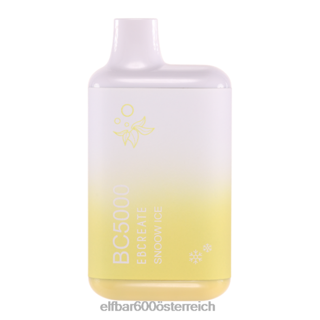 ELFBAR Snoow Ice BC5000 Verbraucher – 50 mg – einzeln 2L2T262 - ELF BAR 5000 zuge nikotin