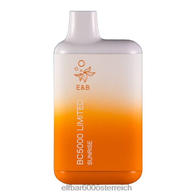 ELFBAR Sunrise BC5000 Verbraucher – 50 mg – einzeln 2L2T282 - ELF BAR 600 preis