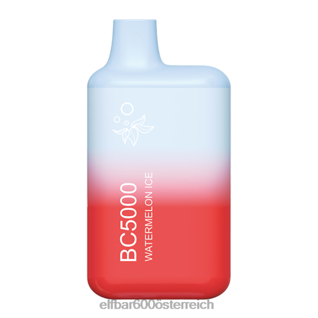 ELFBAR Wassermeloneneis BC5000 für Endverbraucher – einzeln – 40 mg 2L2T240 - ELF BAR 600