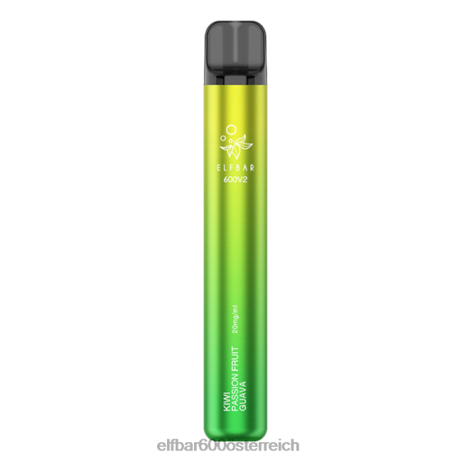 ELFBAR 600v2 Einweg-Vaporizer – 20 mg 2L2T12 - ELF BAR 600 Kiwi, Passionsfrucht, Guave