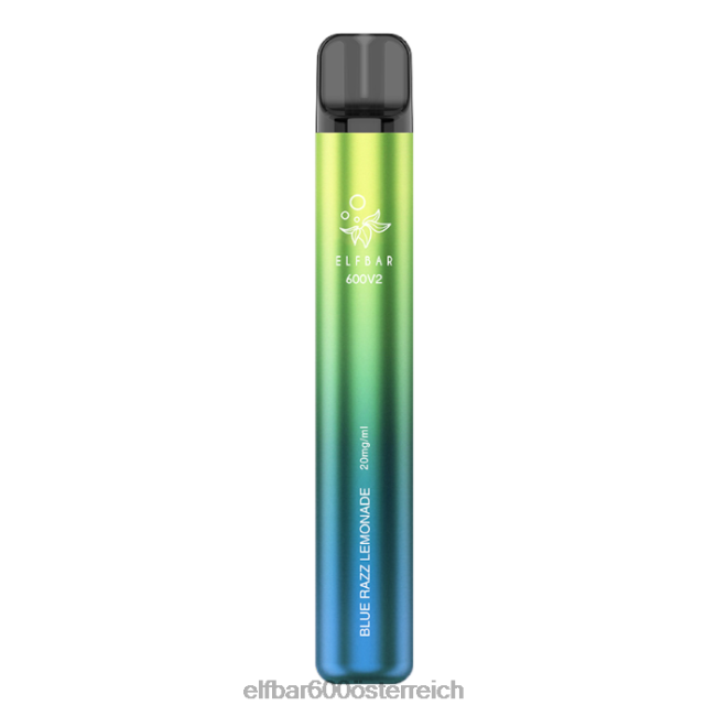 ELFBAR 600v2 Einweg-Vaporizer – 20 mg 2L2T13 - ELF BAR 5000 zuge Blue Razz Limonade
