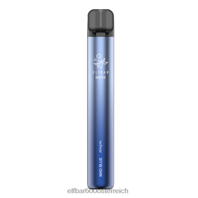 ELFBAR 600v2 Einweg-Vaporizer – 20 mg 2L2T20 - ELF BAR 5000 preis verrücktes Blau
