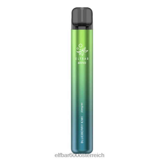ELFBAR 600v2 Einweg-Vaporizer – 20 mg 2L2T23 - ELF BAR 5000 zuge sorten Blaubeer-Kiwi