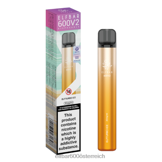 ELFBAR 600v2 Einweg-Vaporizer – 20 mg 2L2T28 - ELF BAR preis Osterreich Elfurbo-Eis
