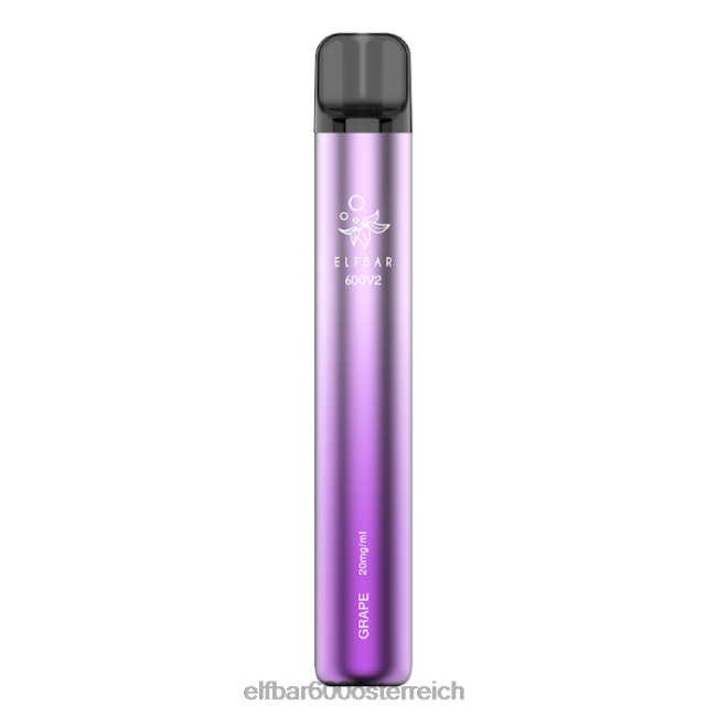 ELFBAR 600v2 Einweg-Vaporizer – 20 mg 2L2T2 - ELF BAR 600 ohne nikotin Traube