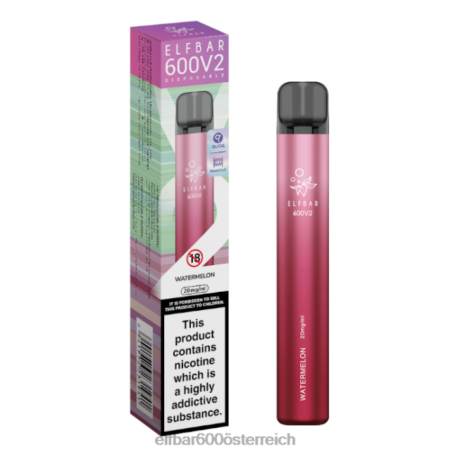 ELFBAR 600v2 Einweg-Vaporizer – 20 mg 2L2T4 - ELF BAR preis Osterreich Wassermelone
