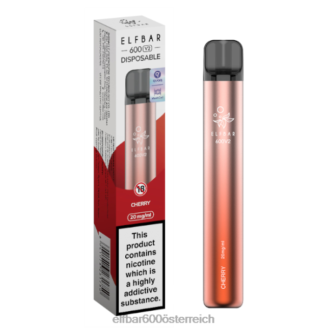 ELFBAR 600v2 Einweg-Vaporizer – 20 mg 2L2T5 - ELF BAR preisvergleich Kirsche