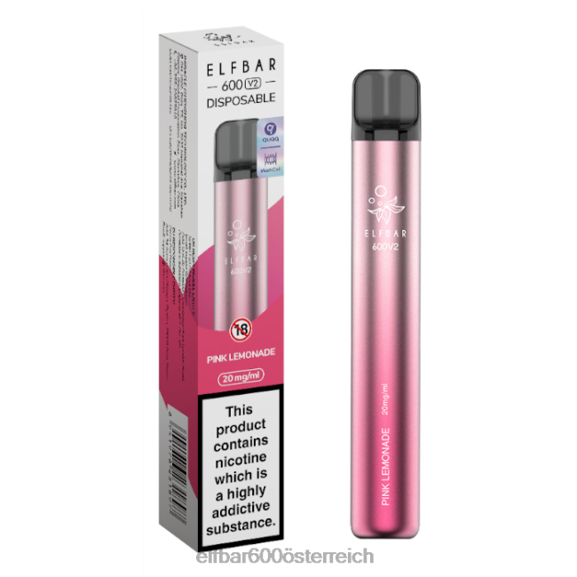 ELFBAR 600v2 Einweg-Vaporizer – 20 mg 2L2T7 - ELF BAR 1500 preis pinke Limonade