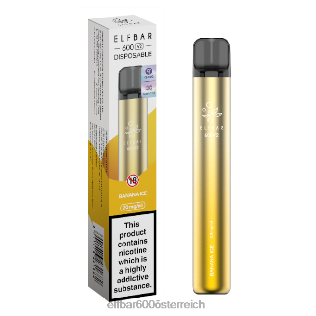 ELFBAR 600v2 Einweg-Vaporizer – 20 mg 2L2T9 - ELF BAR 5000 zuge kosten Bananeneis