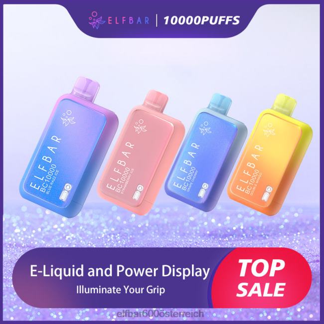 ELFBAR Bester Geschmack Einweg-Vape BC10000 Top-Verkauf 2L2T312 - ELF BAR 600 blaues Razz-Eis