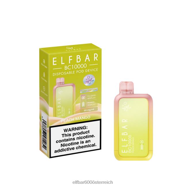 ELFBAR Bester Geschmack Einweg-Vape BC10000 Top-Verkauf 2L2T314 - ELF BAR 600 ohne nikotin Pfirsich-Mango