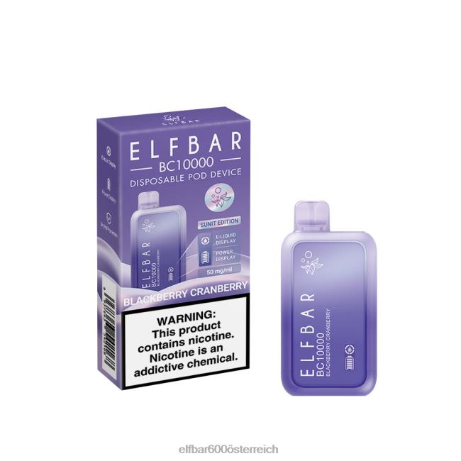ELFBAR Einweg-Vaporizer, neu, BC10000, 10000 Züge 2L2T337 - ELF BAR 5000 zuge Brombeer-Cranberry