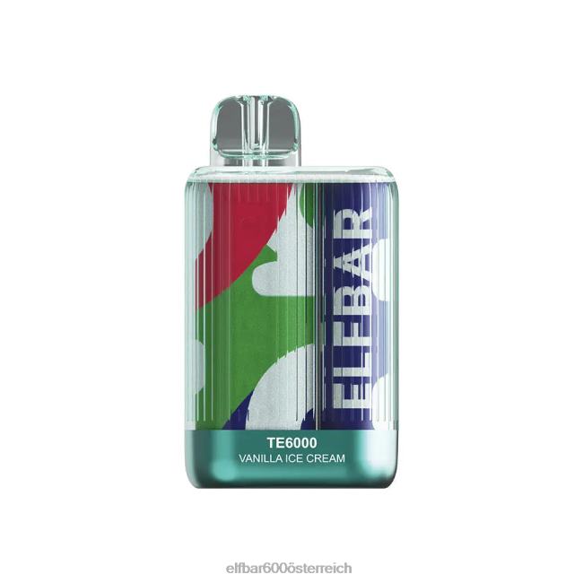 ELFBAR Einweg-Vaporizer te6000 Züge 2L2T381 - ELF BAR 5000 zuge kosten Vanille-Eiscreme