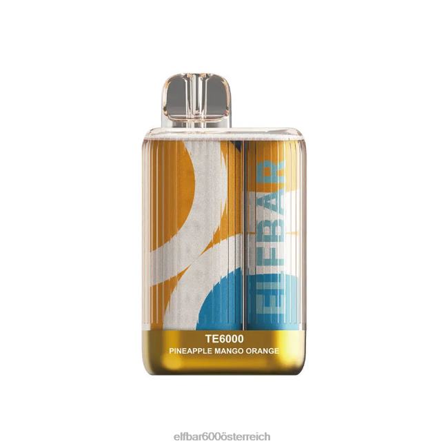 ELFBAR Einweg-Vaporizer te6000 Züge 2L2T383 - ELF BAR 5000 zuge sorten Erdbeere Banane
