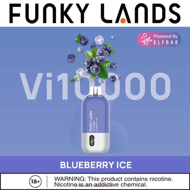 ELFBAR Funky Lands Einweg-Vape VI10000 Züge 2L2T461 - ELF BAR preisvergleich Beerenmischung
