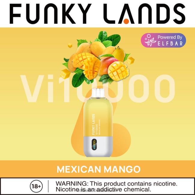 ELFBAR Funky Lands Einweg-Vape VI10000 Züge 2L2T468 - ELF BAR 600 mexikanische Mango