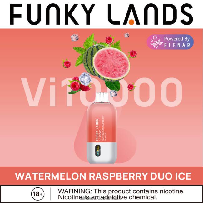ELFBAR Funky Lands Einweg-Vape VI10000 Züge 2L2T470 - ELF BAR 600 ohne nikotin Wassermeloneneis