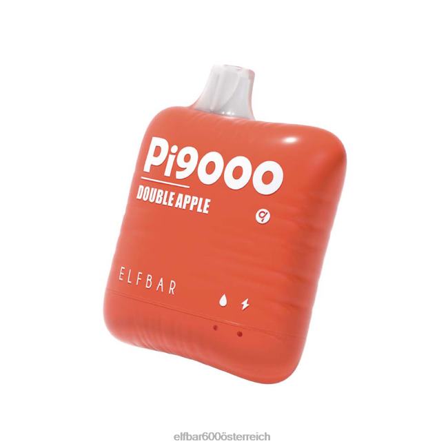 ELFBAR pi9000 Einweg-Vaporizer, 9000 Züge 2L2T408 - ELF BAR 600 Doppelapfel
