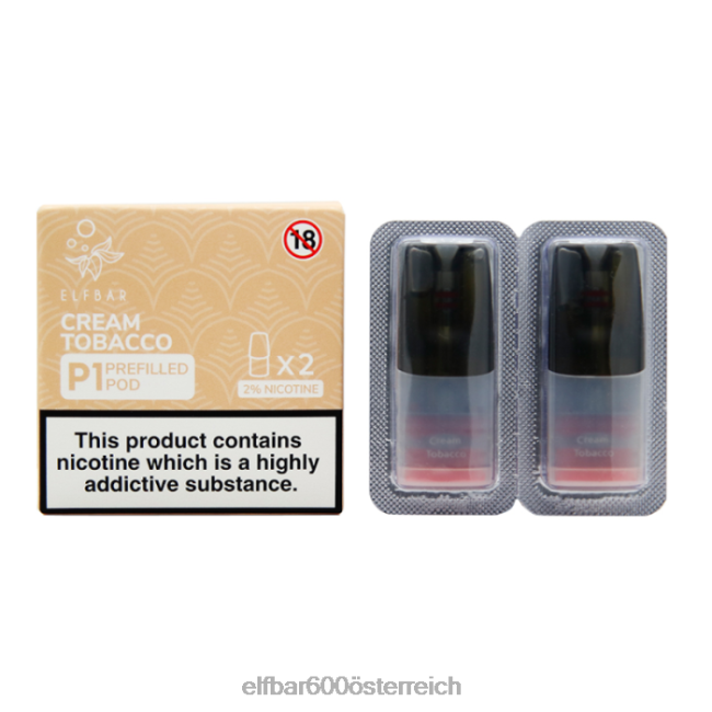 ELFBAR Mate 500 P1 vorgefüllte Kapseln – 20 mg (2 Packungen) Orangenlimonade 2L2T155 - ELF BAR 5000 zuge sorten