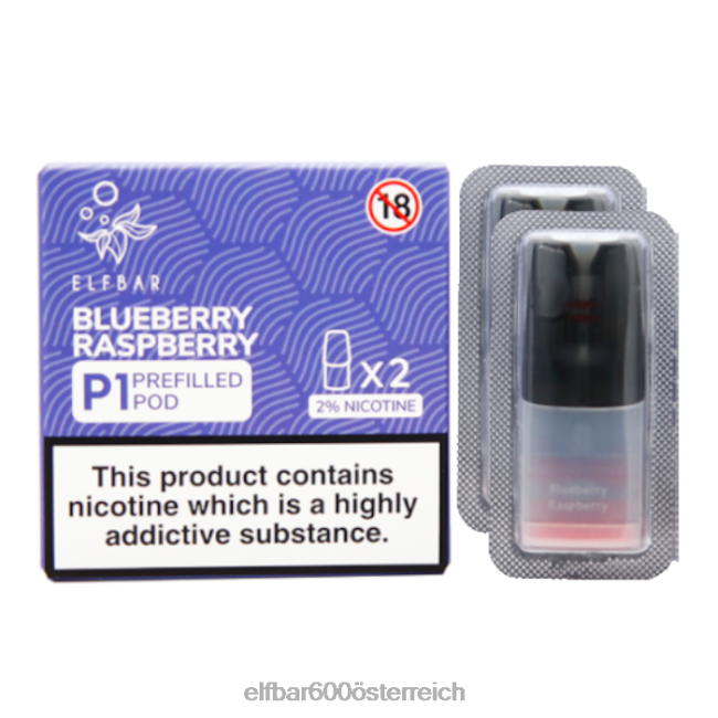 ELFBAR Mate 500 p1 vorgefüllte Schoten – 20 mg (2 Packungen) Zitrone und Limette 2L2T149 - ELF BAR preisvergleich