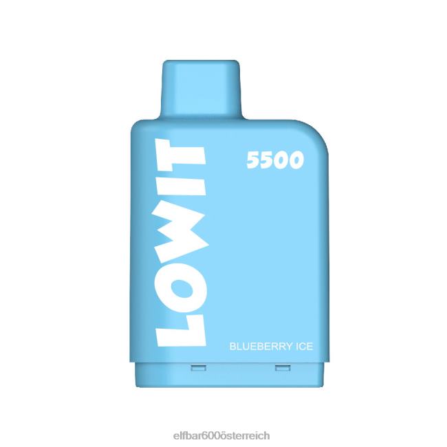 ELFBAR Vorgefülltes Pod-Kit Lowit 5500 2% Nic 2L2T425 - ELF BAR preisvergleich Blaubeereis