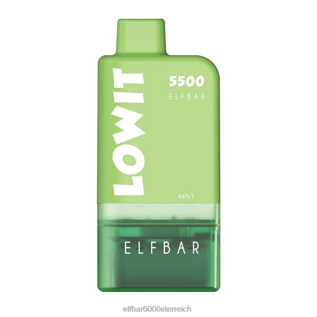 ELFBAR Vorgefülltes Pod-Kit Lowit 5500 2% Nic 2L2T429 - ELF BAR 5000 zuge kosten Minze