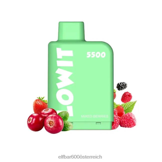 ELFBAR vorgefüllte Kapsel Lowit 5500 Züge 2% Nic 2L2T441 - ELF BAR 5000 zuge kosten Kiwi, Passionsfrucht, Guave