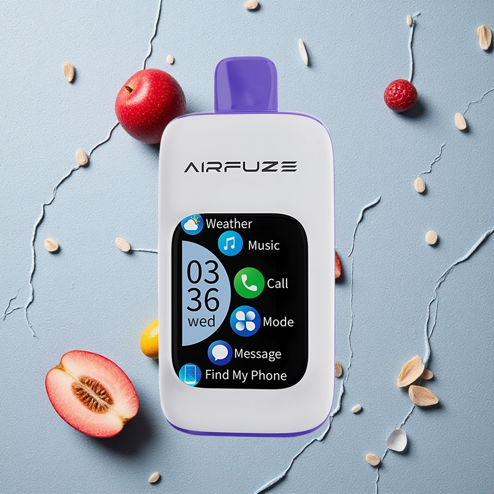 AirFuze Smart 30000 Puffs Blaue Himbeere Eis vapes großhandel Österreich 2.01"TFT Touchscreen 900mAh