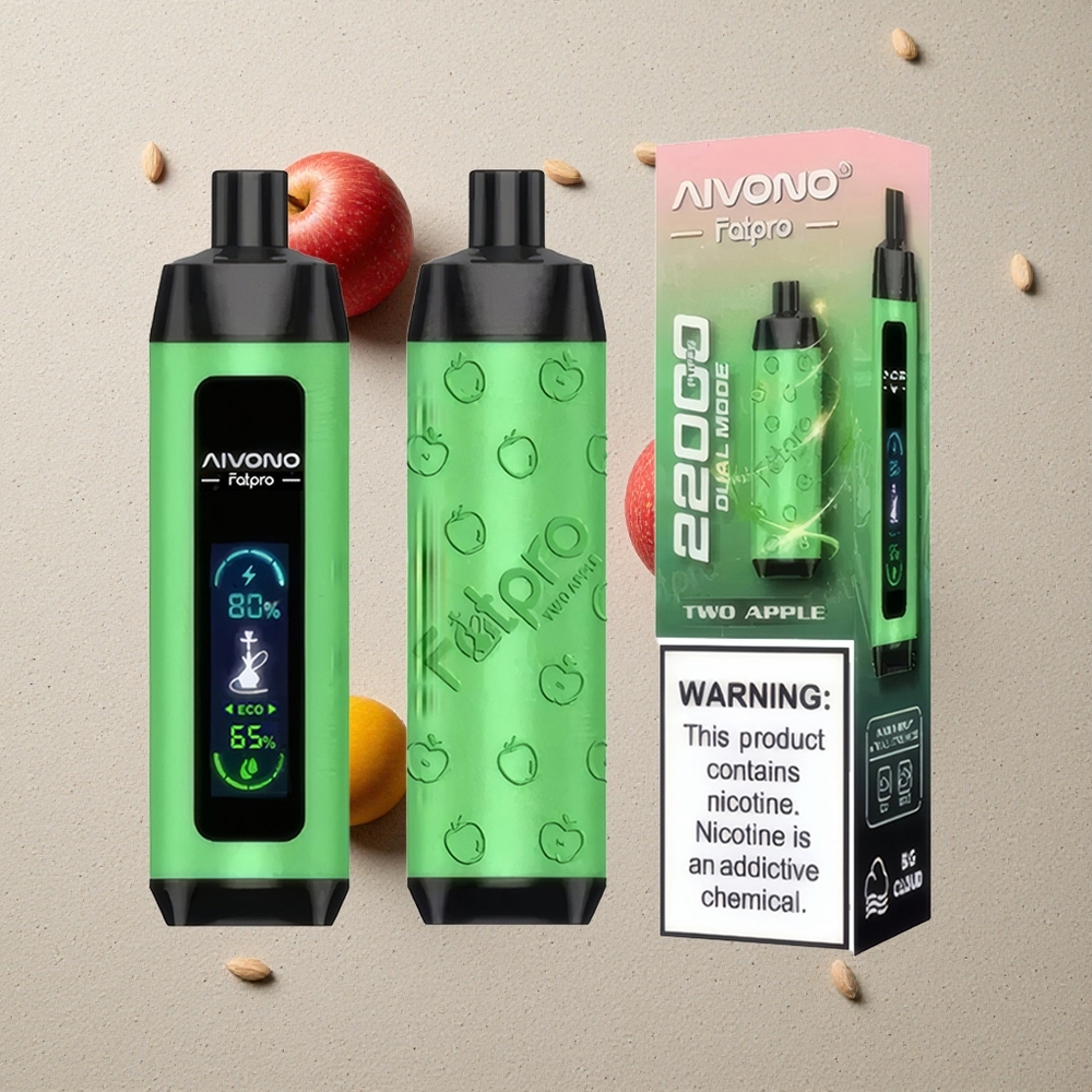 Aivono AIM FATPRO 22000 Puffs Zwei Äpfel vapes großhandel Österreich 28ml E-Liquid 600mAh