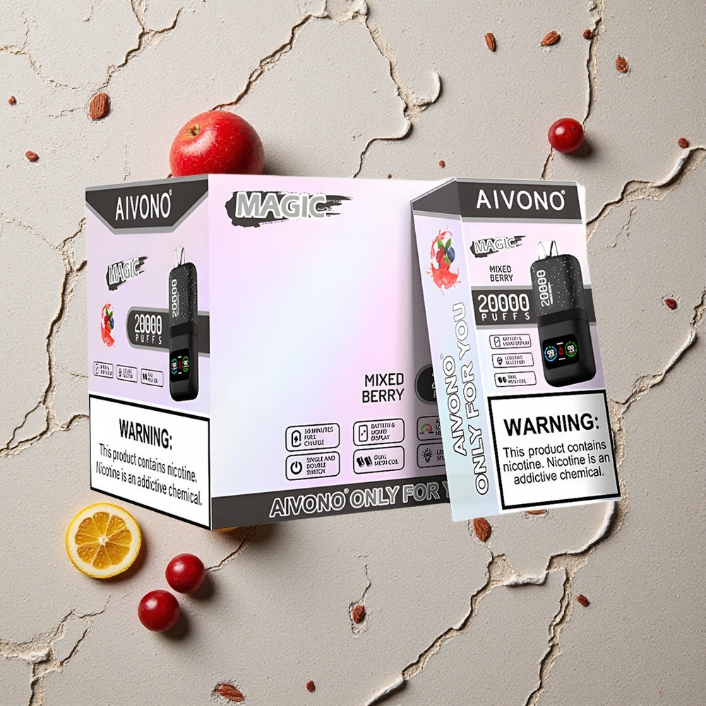 Aivono AIM MAGIC 20000 Puffs Beerenmix vapes großhandel Österreich 26ml E-Liquid Dual Mesh Coils
