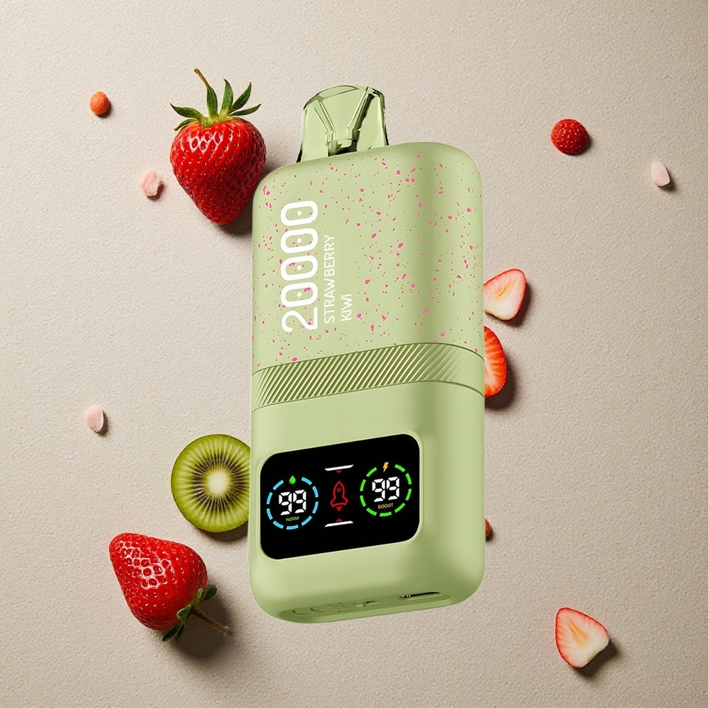 Aivono AIM MAGIC 20000 Puffs Erdbeere-Kiwi vapes großhandel Österreich Dual Mesh Coils LCD Display