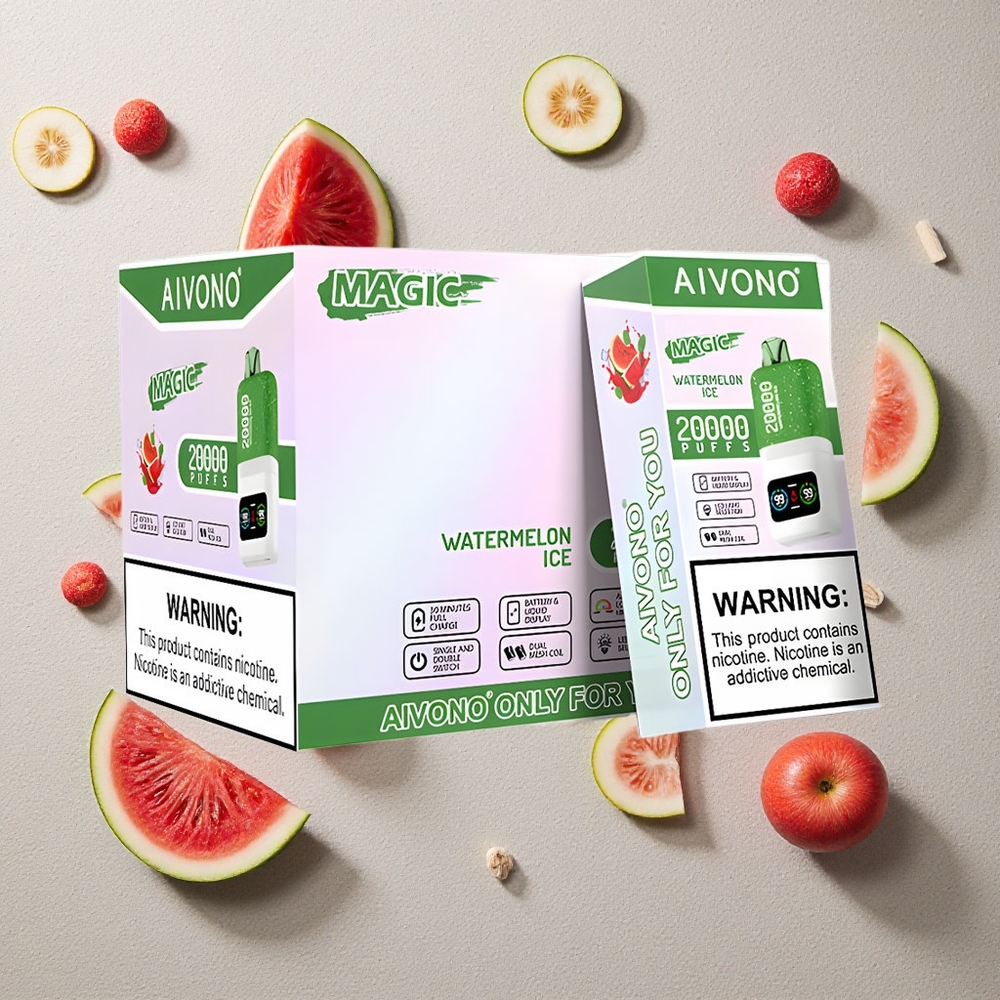 Aivono AIM MAGIC 20000 Puffs Wassermelone-Eis vapes großhandel Österreich 26ml E-Liquid 600mAh Akku