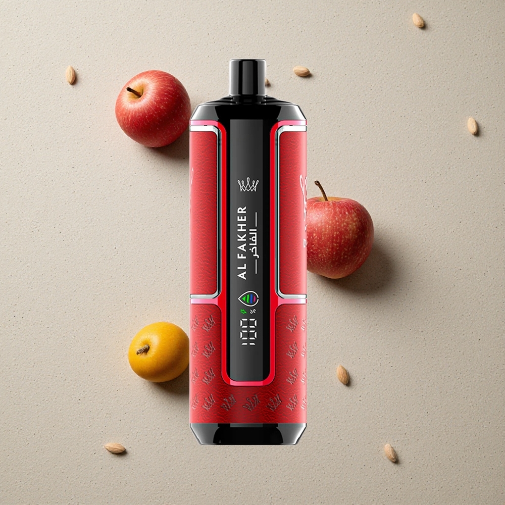 Al Fakher Crown Bar 15K Hypermax Einweg-Vape Kit Zwei Apfel vapes großhandel Österreich 22ml 15.000 Züge DTL