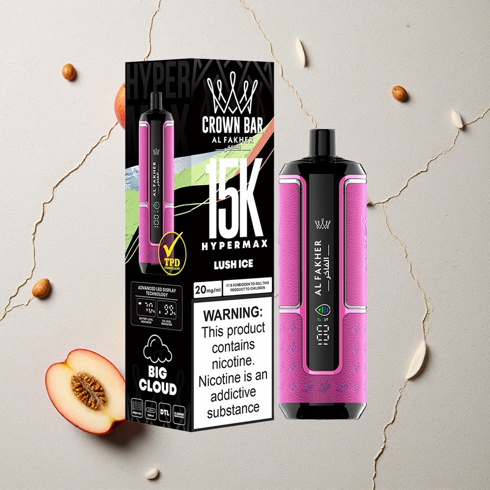 Al Fakher Crown Bar 15K Hypermax Luch Eis Vape 22ml/15.000 Züge vapes großhandel Österreich DTL