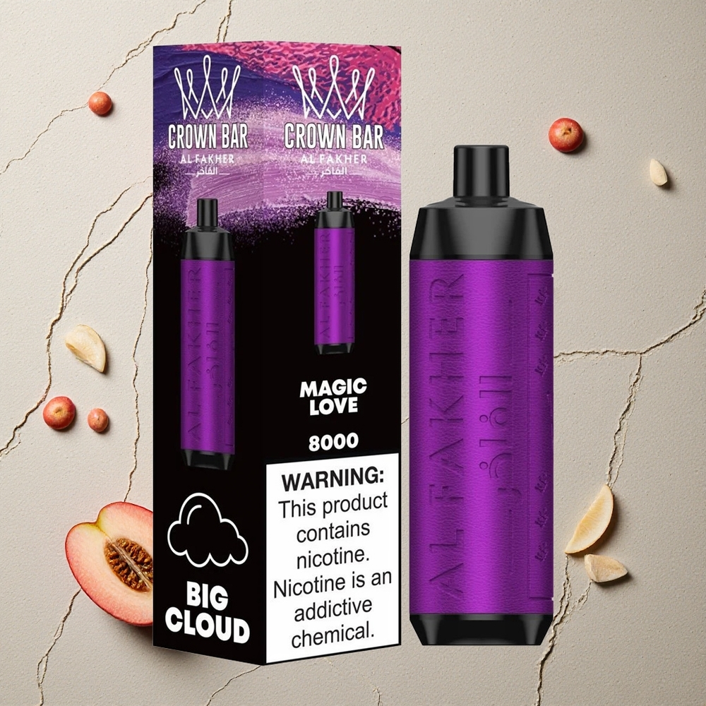 Al Fakher Crown Bar 8000 Magische Liebe vapes großhandel Österreich 18ml e-Liquid Kapazität