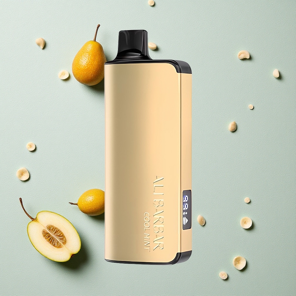 Alibarbar Ingot 9000 Puffs Erfrischende Minze 22ml E-Liquid vapes großhandel Österreich LED Display