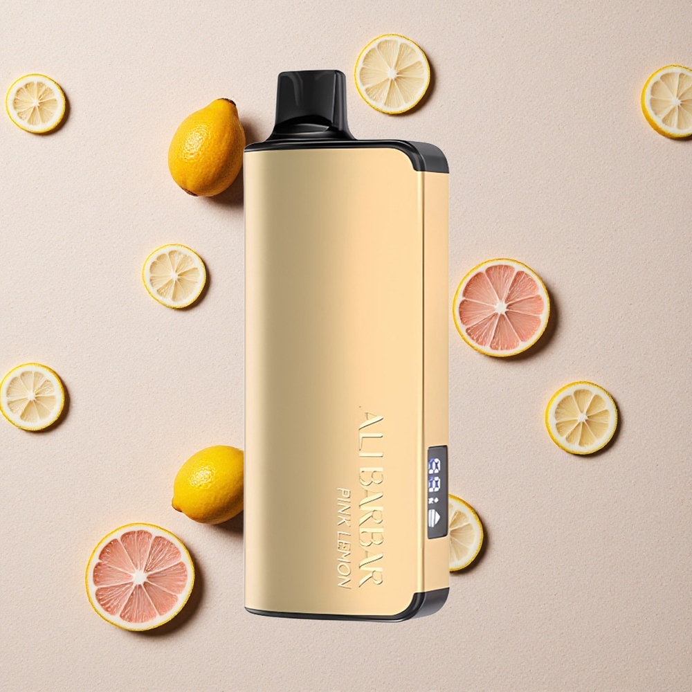 Alibarbar Ingot 9000 Puffs Rosa Zitrone vapes großhandel Österreich 22ml E-Liquid Kapazität