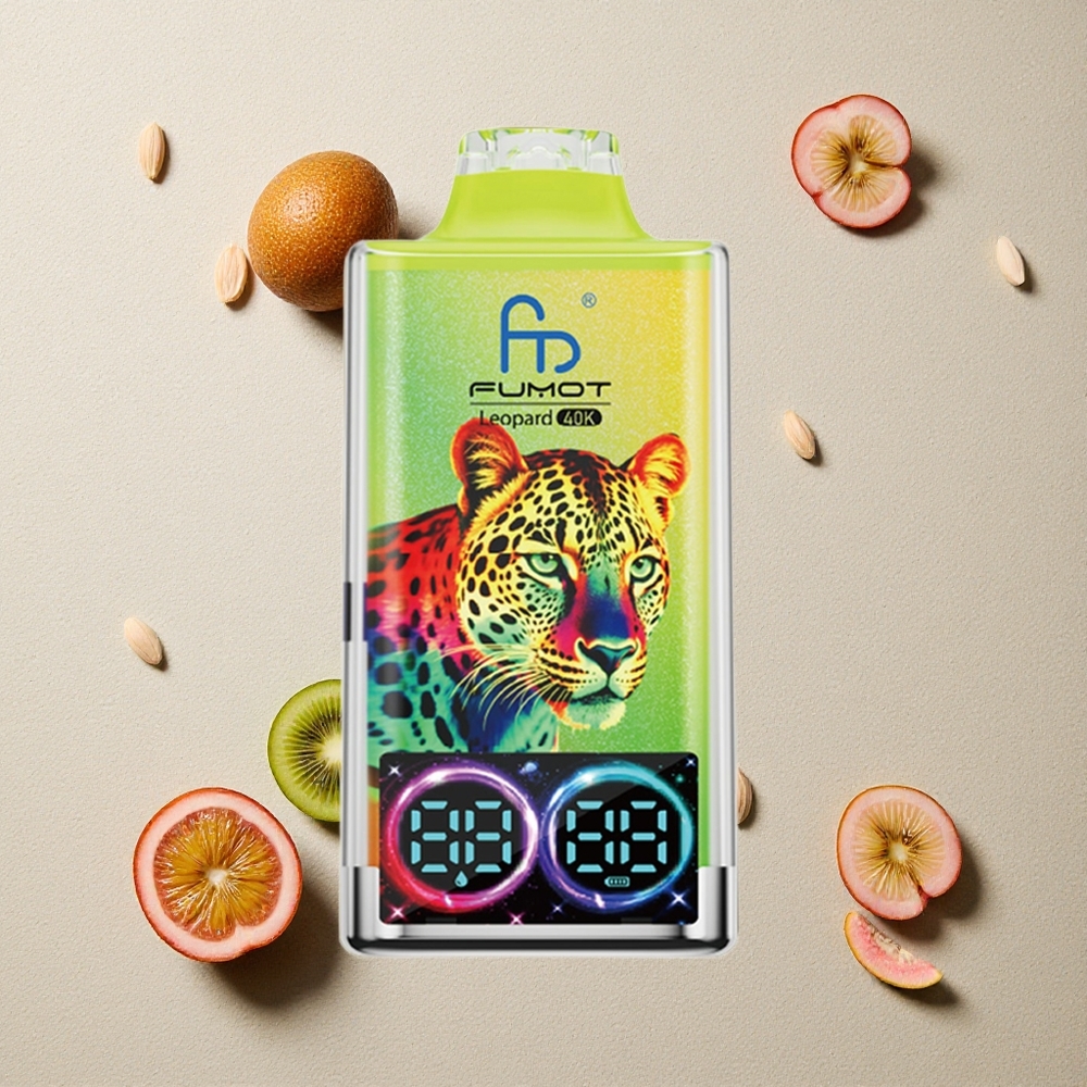 Fumot Leopard 40K Puffs Kiwi Passionsfrucht Guave vapes großhandel Österreich Dual Mesh Typ-C