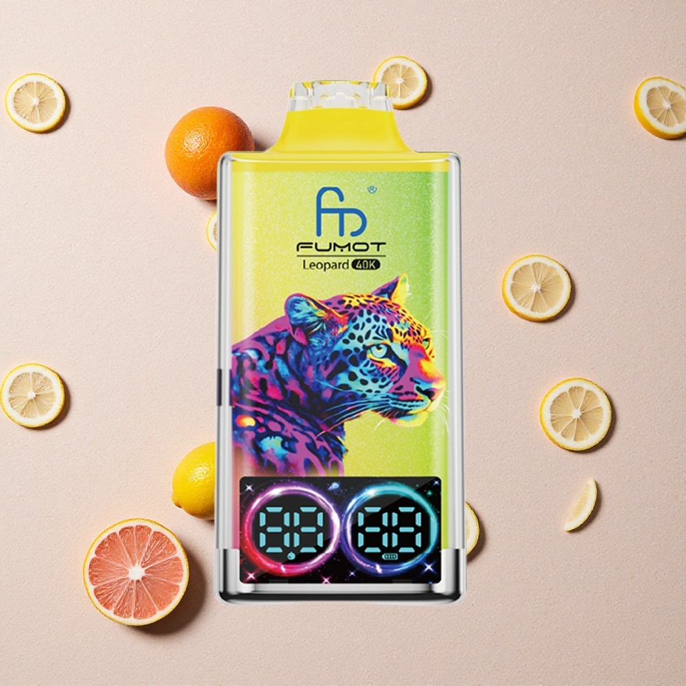 Fumot Leopard 40K Puffs Rosa Limonade Einweg-Vape Dual Mesh vapes großhandel Österreich Type-C Laden