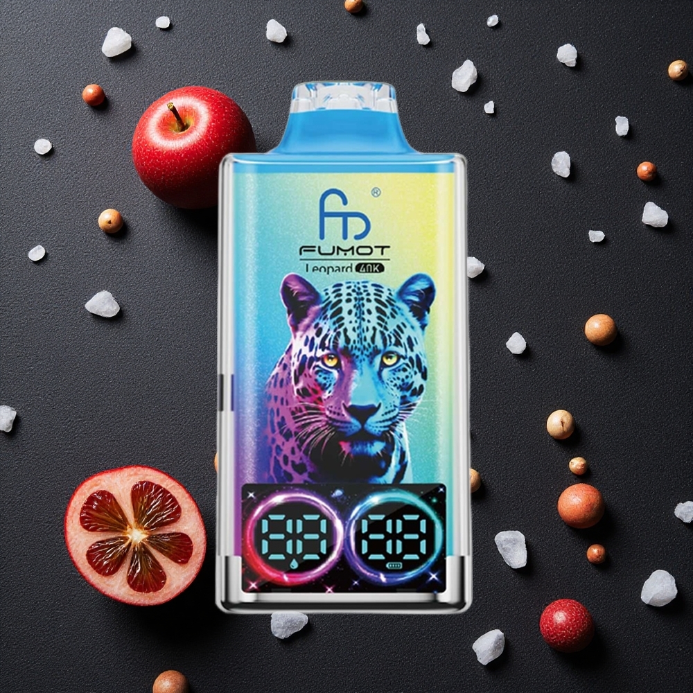 Fumot Leopard 40K Puffs Schwarz Drachen Eis vapes großhandel Österreich Dual Mesh
