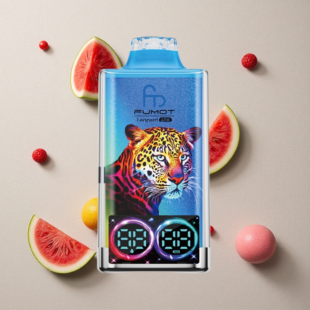 Fumot Leopard 40K Puffs Wassermelone Bubblegum vapes großhandel Österreich Dual Mesh 700mAh